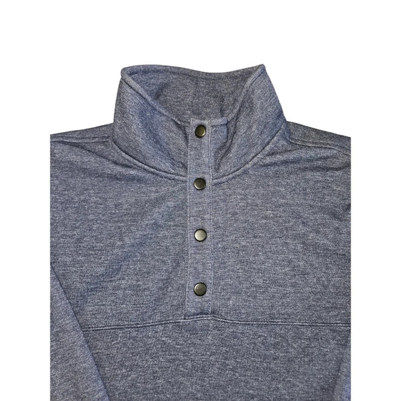 Banana Republic Men's Blue 1/4 Button Sweater Size XL - Picture 4 of 7